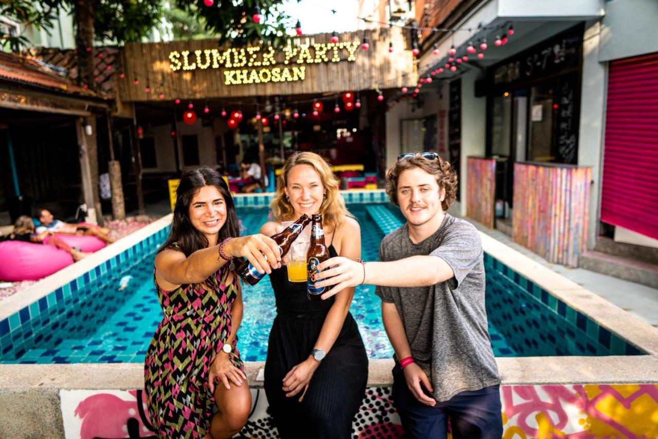 Slumber Party Bangkok Khaosan Hostel Exterior photo